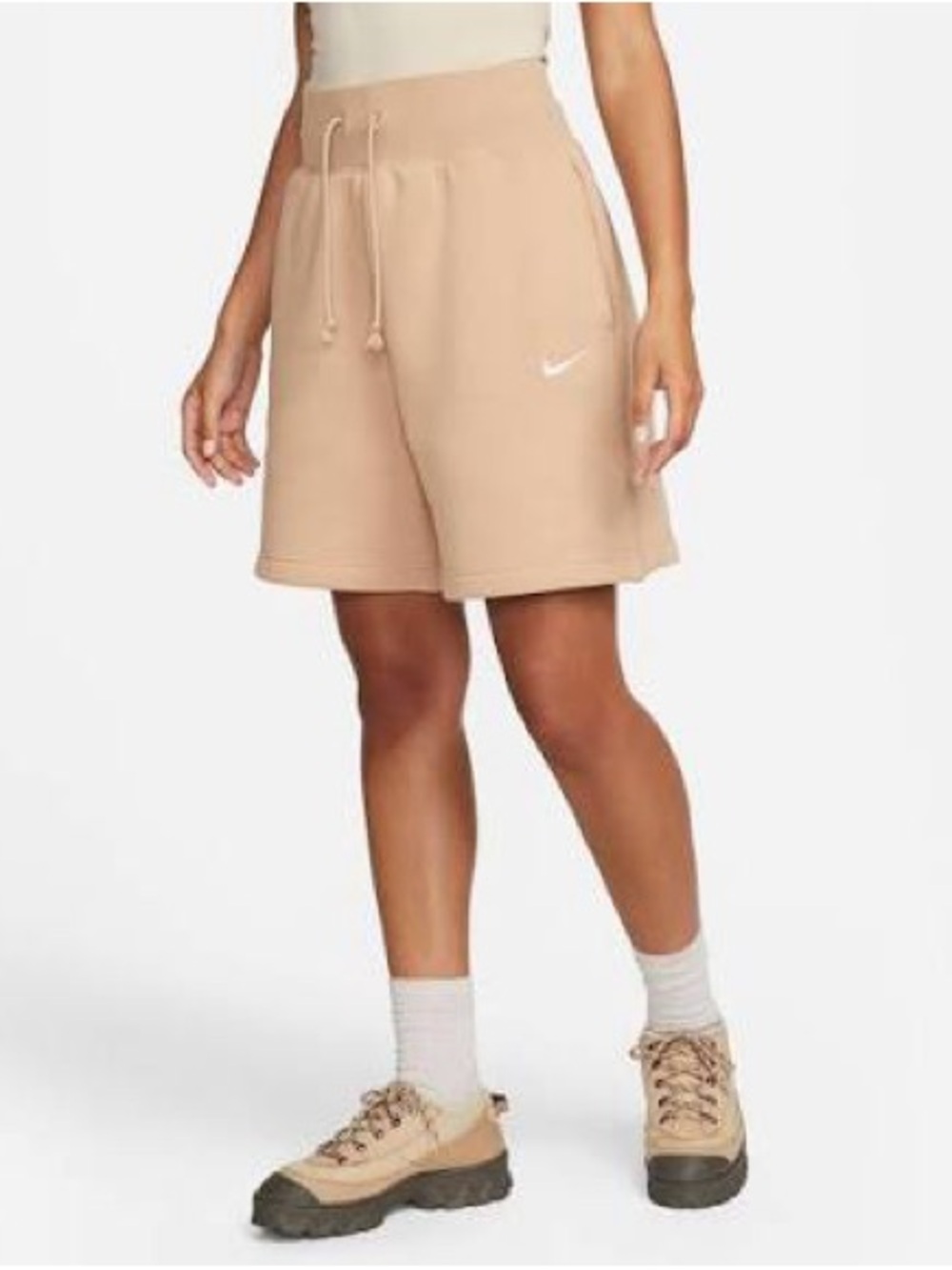 Nike women’s phoenix fleece high rise shorts